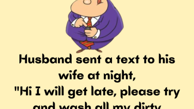 Husband Sent A Text To His Wife At Night
