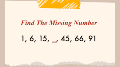 Find the missing number anh