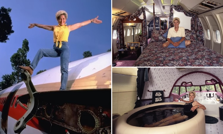 A Woman Transforms a Boeing 727 into a Dream Home