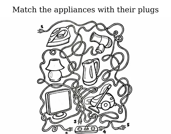 Only The Sharpest Minds Can Match The Appliances With Their Plugs In 15 Seconds2