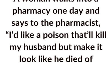 A Woman Walks Into A Pharmacy On