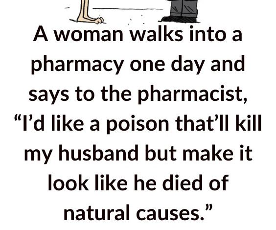 A Woman Walks Into A Pharmacy On