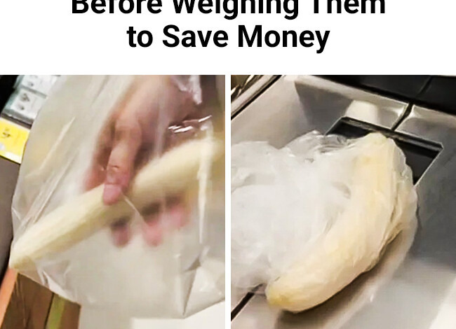 Man Takes Peel Off Bananas Before Weighing Them to Save Money3