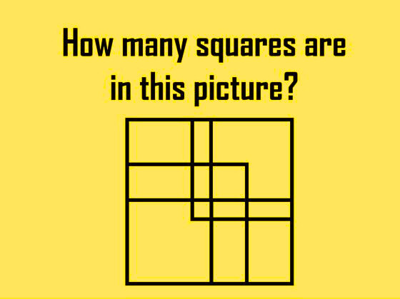 MindBending Puzzle The True Number of Squares Revealed