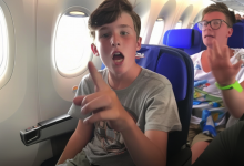 Spoiled Boy Mocks Stewardess Not Knowing His Rich Dad Has Been Watching Him