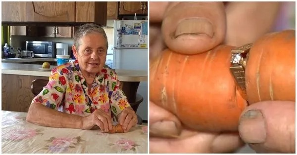 Woman Finds Missing Engagement Ring on a Carrot After 13 Years