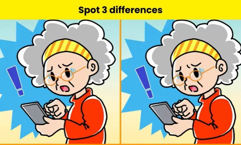 spot 3 differences in granny usi