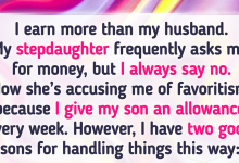 My Stepdaughter Accuses Me of Playing Favorites Because I Only Give Money to My Son2