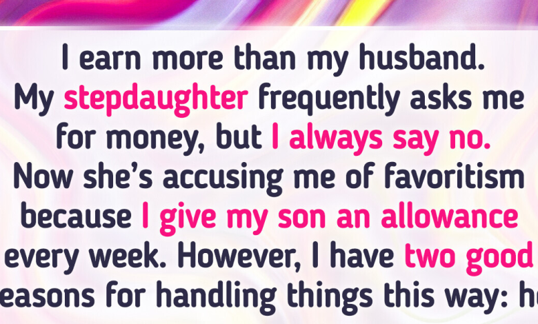 My Stepdaughter Accuses Me of Playing Favorites Because I Only Give Money to My Son2